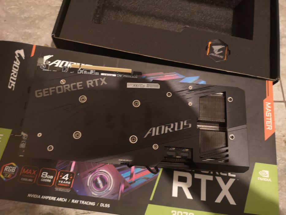 Placa video Aorus  Rtx 3070