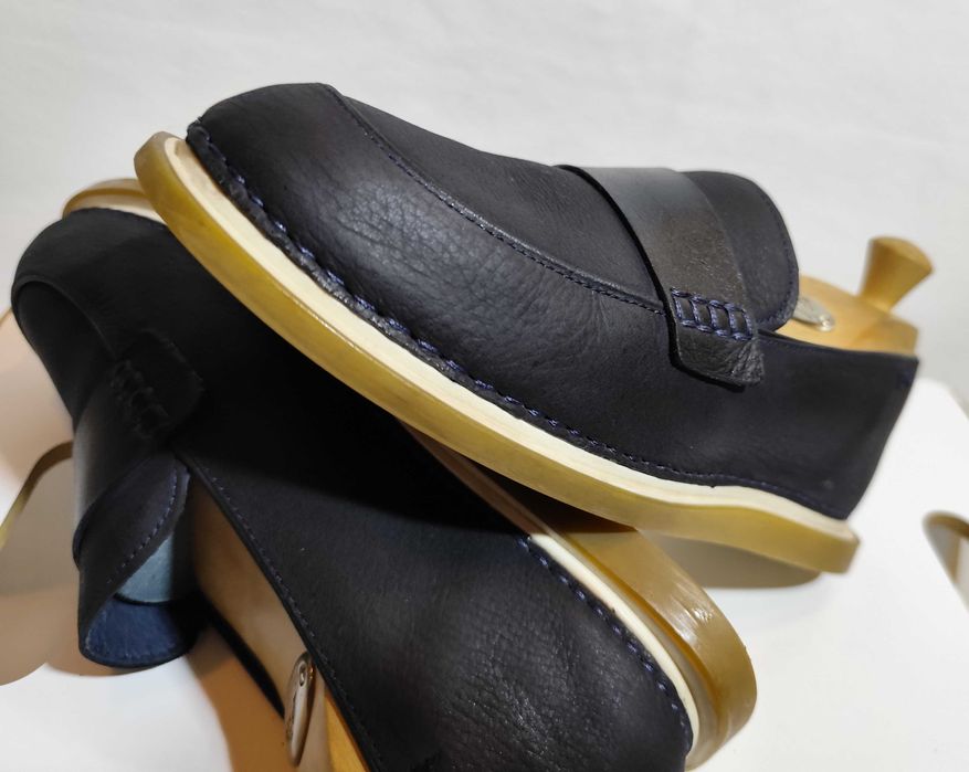 Pantofi loafer 38 38.5 slip on Camper Nixie piele naturala moale navy