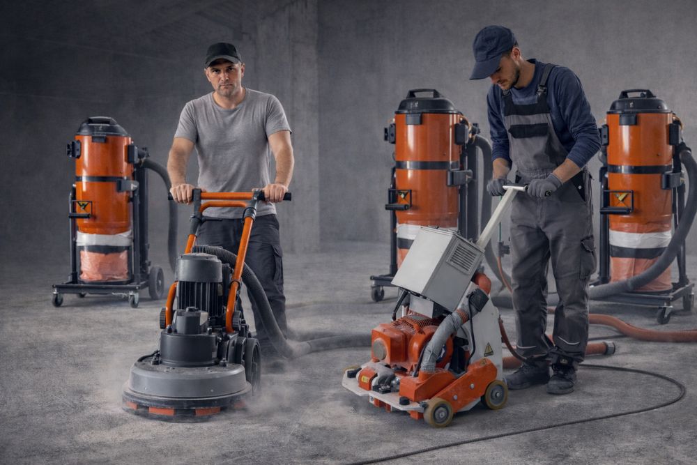 Servicii slefuire sapa , beton , adeziv , slefuitoare.