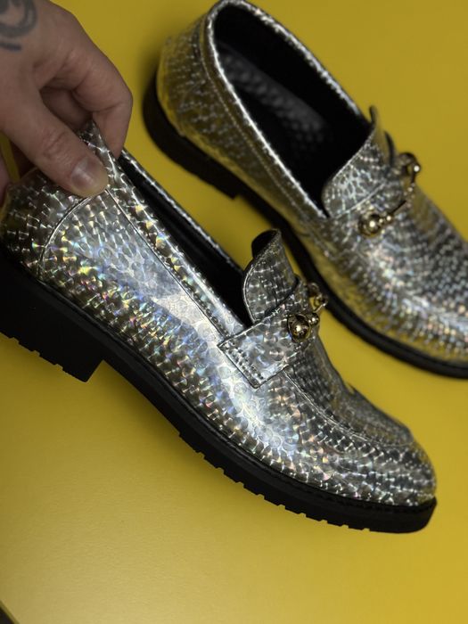 LuxuryShoes White Pearl Loafers | Elegant Edition