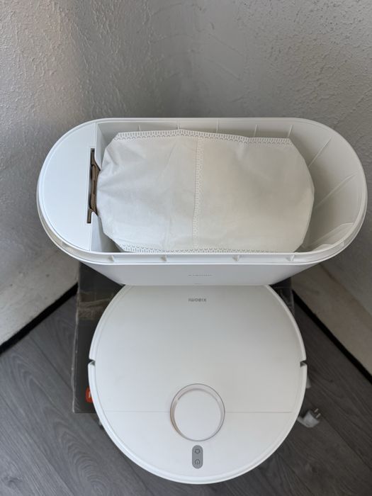 Прахосмукачка Робот + Станция Xiaomi Robot Vacuum H40 10000Pa за Сухо и Мокро Почистване, App, WiFi!