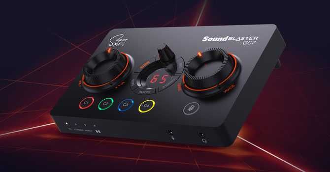 Външна звукова карта DAC Creative Sound Blaster GC7 + Гаранция