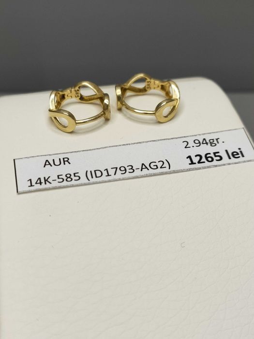 Cercei aur 14 Karate (2.94 grame) ID1793-AG2