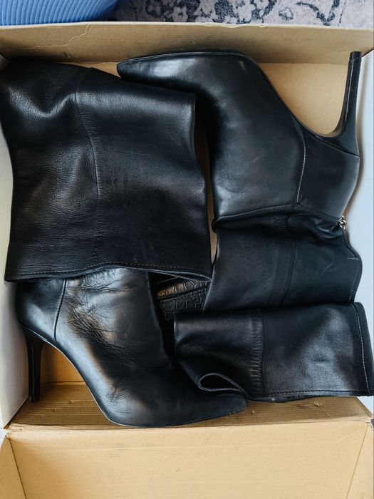 Чизми естествена кожа