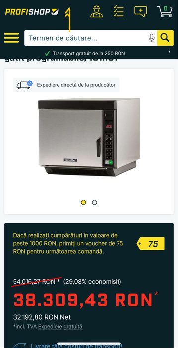 Cuptor de mare viteza MenuMaster JET514U