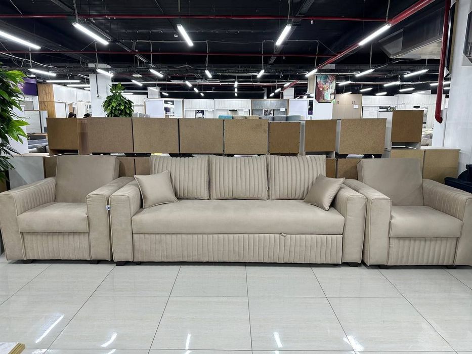 Комплект диван и два кресла !!!