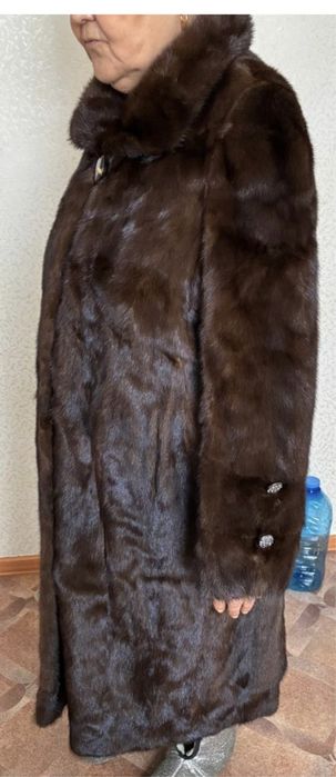 Норковая шуба, цельная