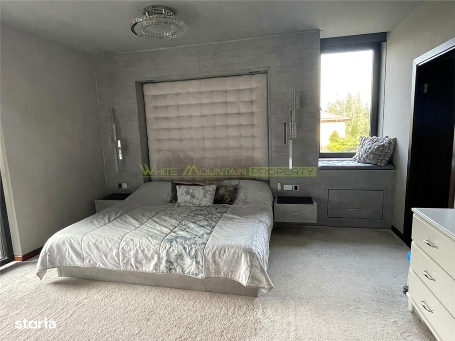 Corbeanca, vila pe colt, 9 camere, sauna