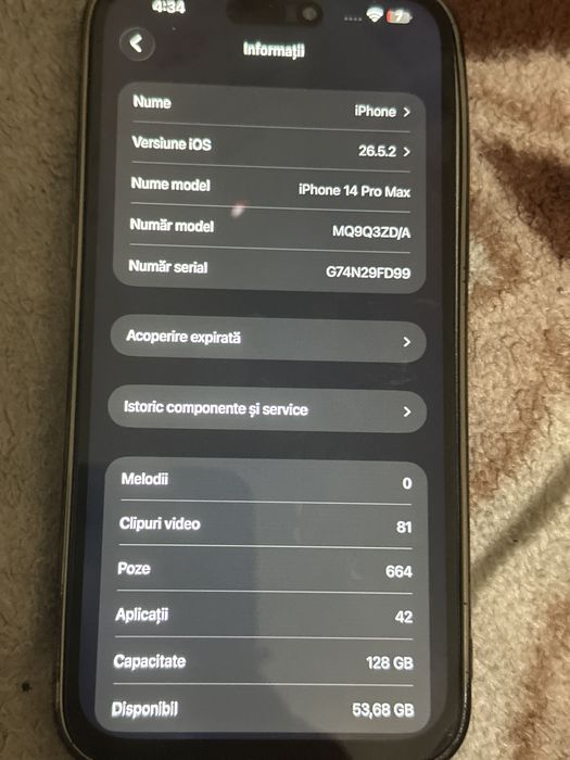 iPhone 14 Pro Max 128gb | LIBER de icloud si retea.