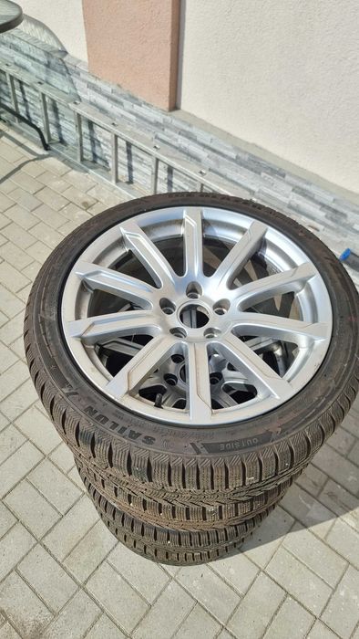 Set Roti Audi A5 8T B8 (jante folosite+anvelope iarna noi)/ 8.5J×18, ET29, 5×112