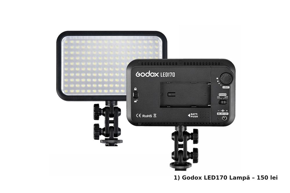 Echipament foto și accesorii • Godox • Dynaphos • Manfrotto • Peak Design • PULUZ