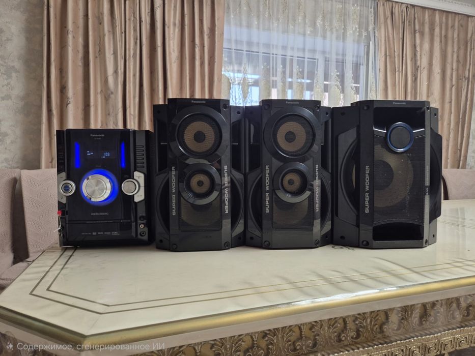 Музыкальный центр Panasonic SC-VKX80 (1000 Вт/Супер Бас/AUX/USB)