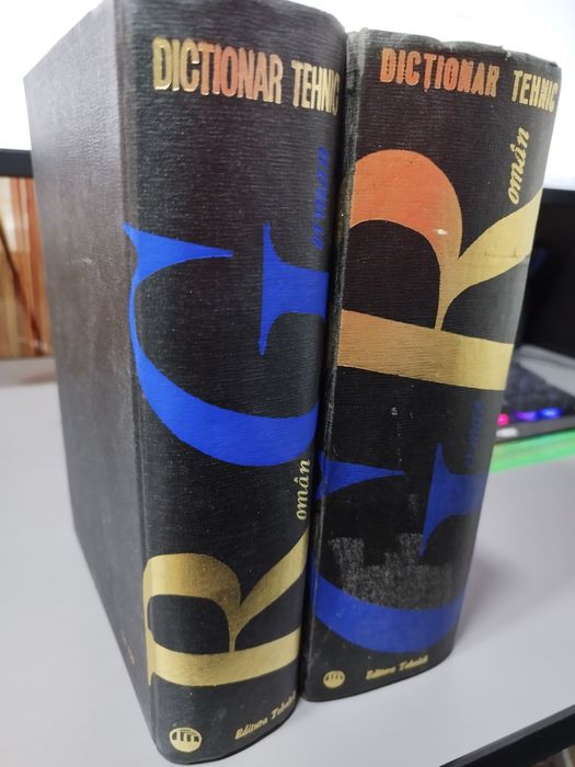 Set Dicționar Tehnic Roman German -German Roman 1966