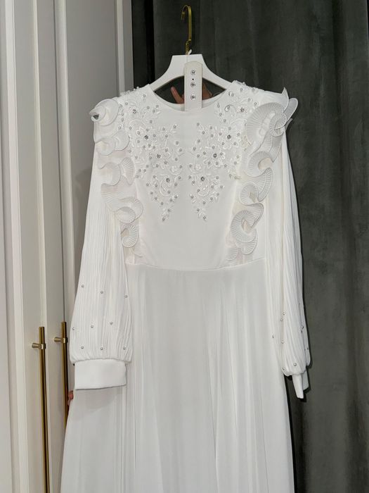 Платье белое; новое; Турция