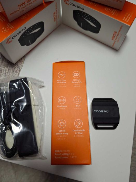 Bratara Monitor Ritm Cardiac Coospo HW706 - Precizie si Confort