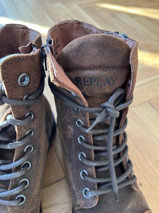 Нови мъжки обувки (боти) REPLAY 43 от естествена кожа