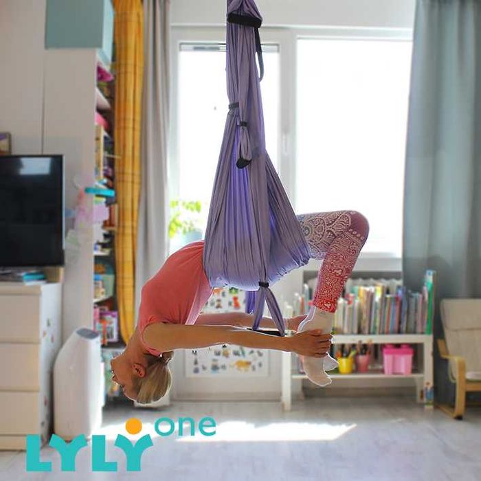 Нов Хамак за въздушна йога * Люлка за йога флай * 2м широчина lyly.one