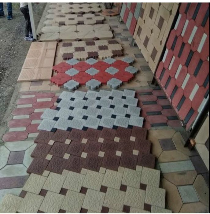 Сплитерные блок и брусчатка