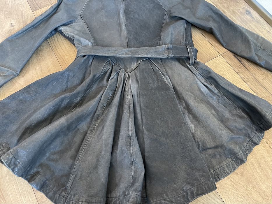 Кожено яке естествена кожа XS размер,сафари XS