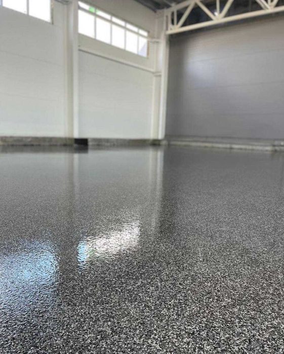 Эпоксидные полы + Покраска стен и потолка