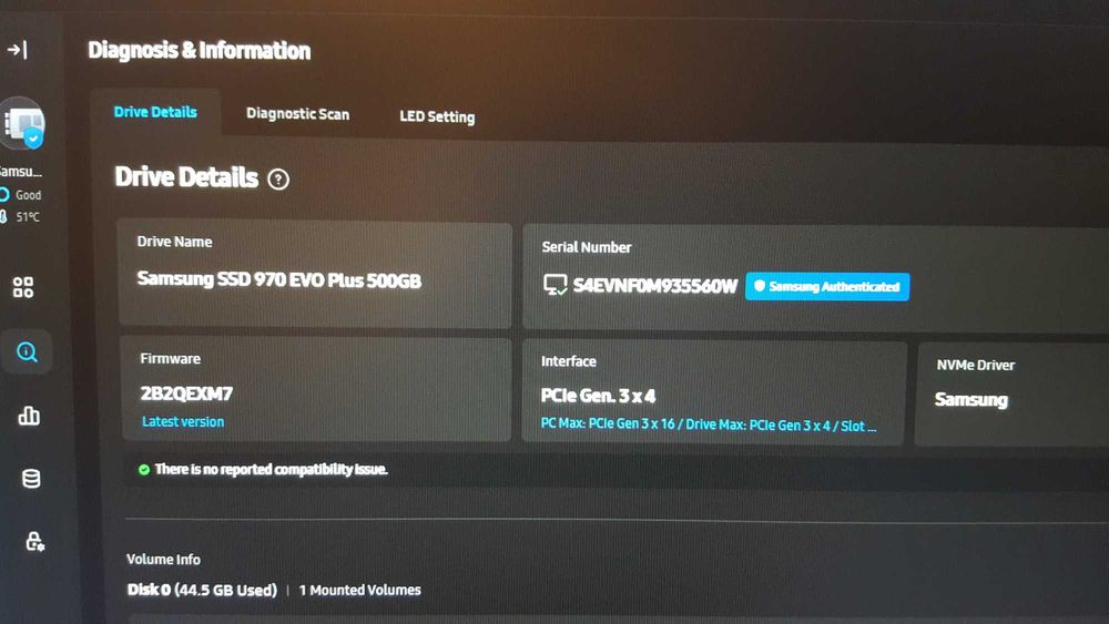 SSD Samsung 970 Evo Plus 500GB NVME PCI Express M.2 TLC