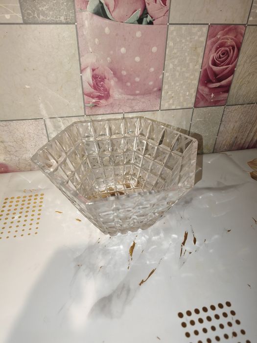 Ваза хрустальная