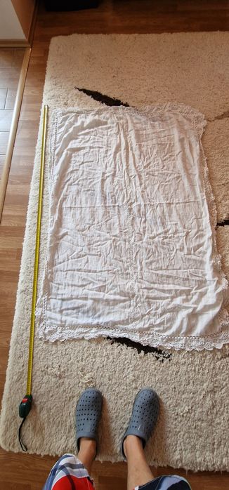 Lot impresionant textile vechi tradiționale – Fețe de masă, ștergare & dantele croșetate manual