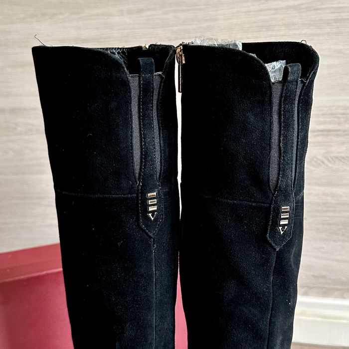 Сапоги ботфорты зимние