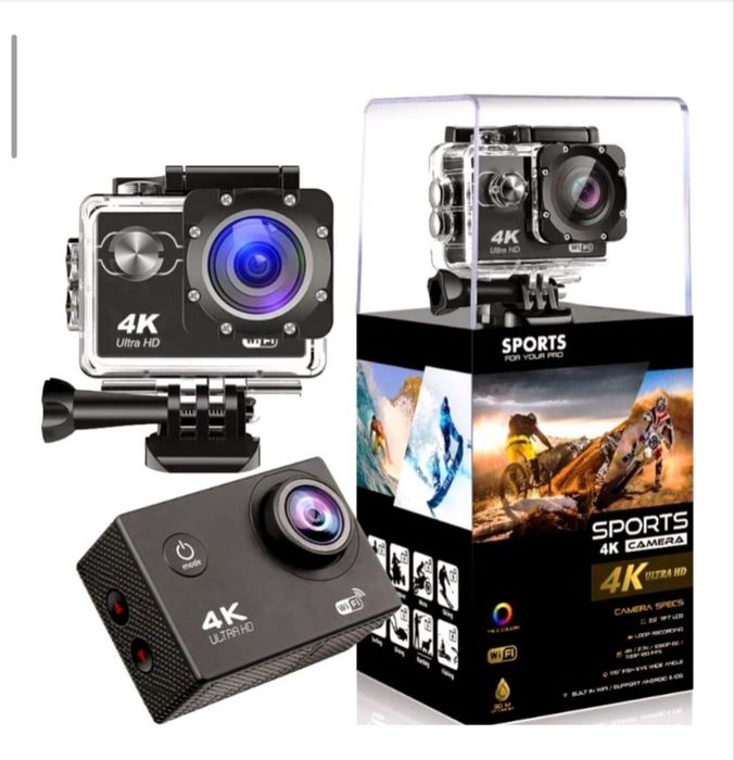 Camera de acțiune Sports 4K Ultra HD