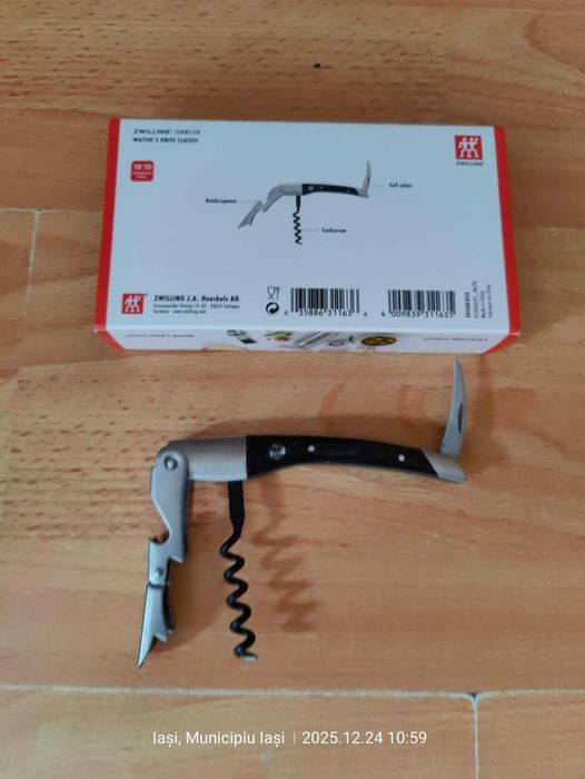 Setul "Sommelier” din 2 piese, marca Zwilling,(Super Ofertă).