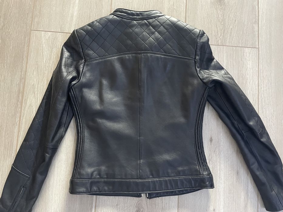 Куртка кожаная xs