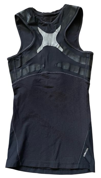 Дамски фитнес комплект клин и потник adidas