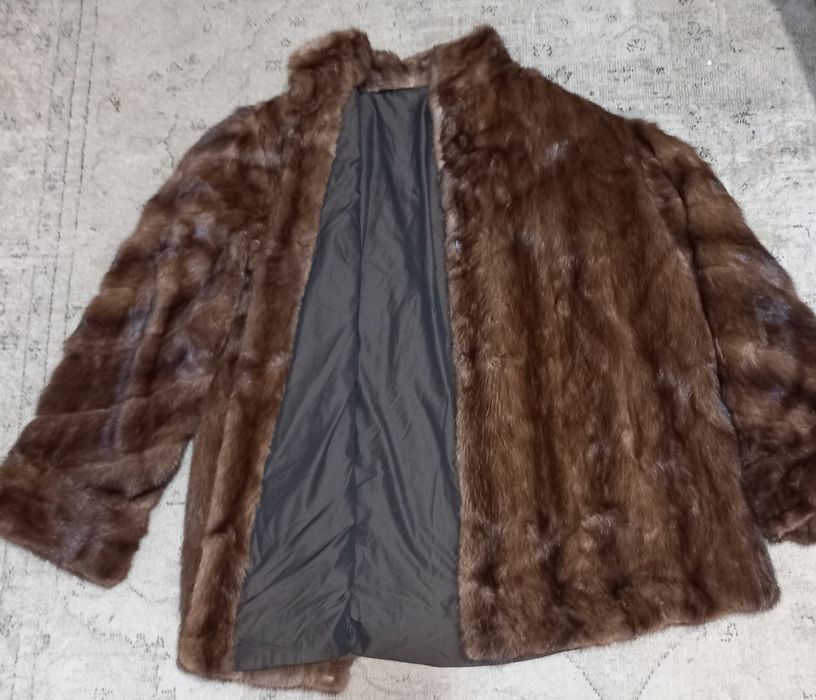 Haină de blană vizon