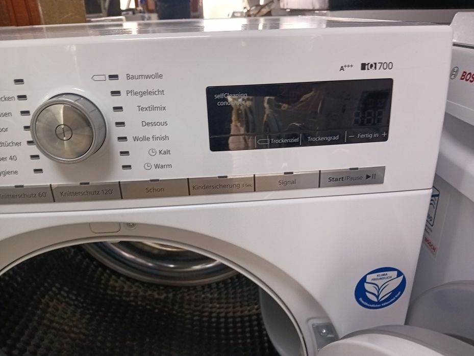 Комплект пералня и сушилня с термопомпа Сименс Siemens IQ 700 A+++ 8кг