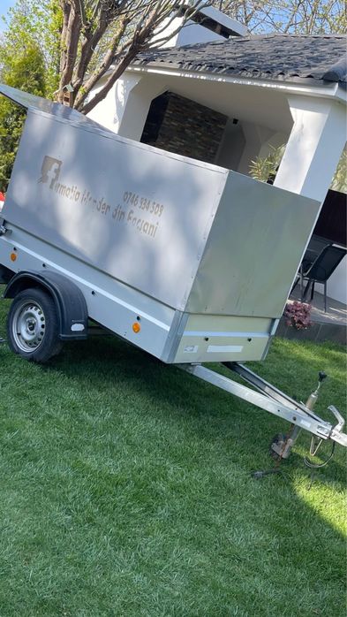 Remorca carosata 750kg furgon inmatriculata