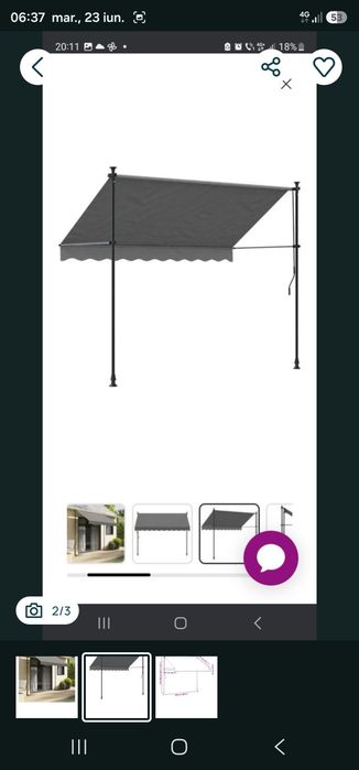 Copertina retractabila