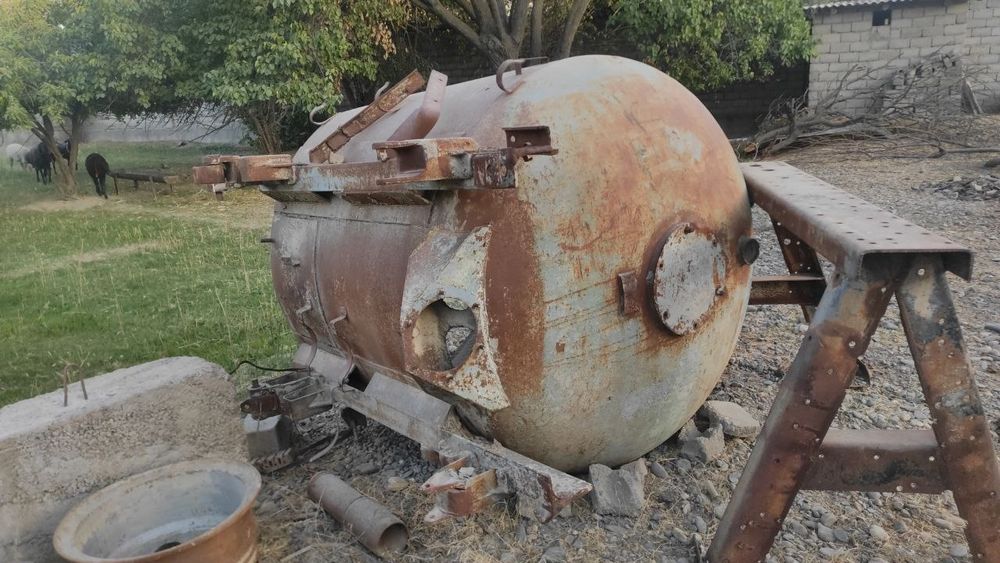 Камаз рама бочка нержавейка бочка сотилади