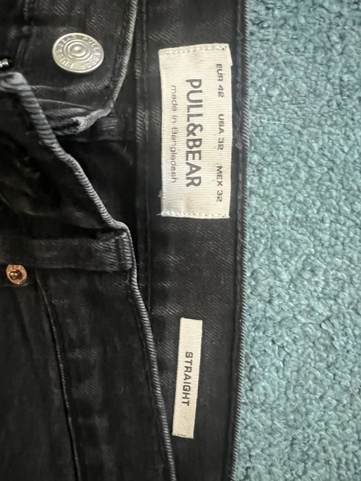 Blugi Negri Pull&Bear