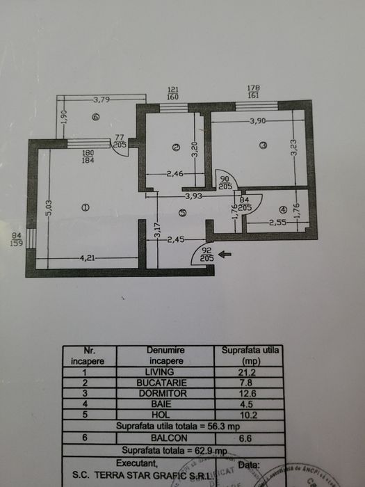 Apartament 2 camere, parter, bloc nou, de inchiriat