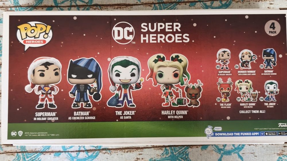 Funko Pop DC Heroes - 4 фигурки