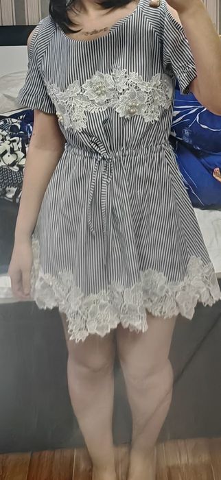 Летняя короткая платье