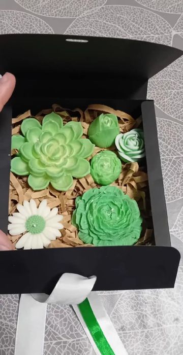 GIFTBOX cutie cu lumanari parfumate din ceara naturala de soia