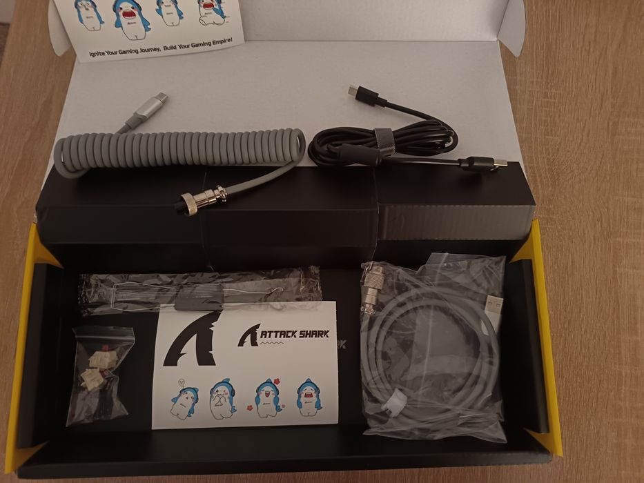 ATTACK SHARK X66 Original | Bluetooth/2.4G/Wired | Полный комплект