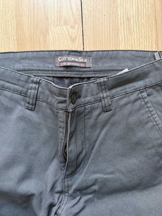 Pantaloni chino Cotton & Silk