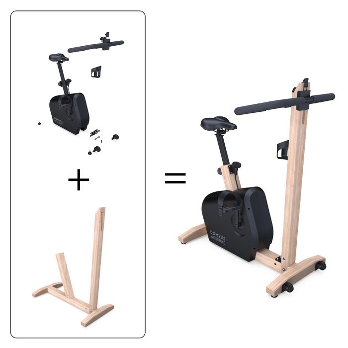 Bicicletă de apartament Woodbike (cadru - produs resigilat Decathlon