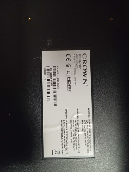 Smart tv crown 32 inch