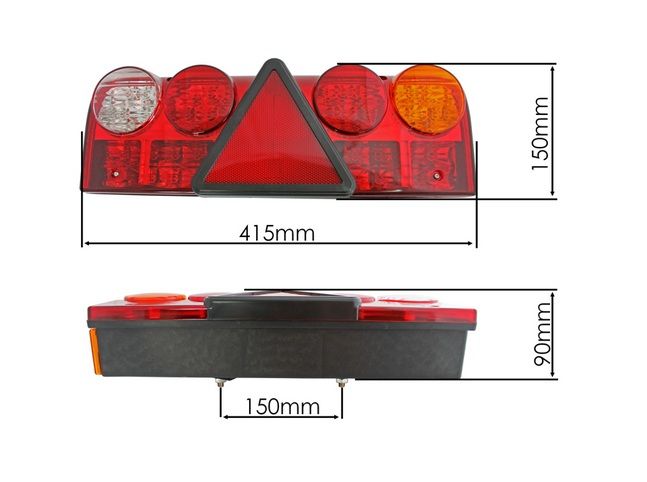 Set 2 Lampi LED stanga/drepta remorca tip Europoint 2 12-24V Nou