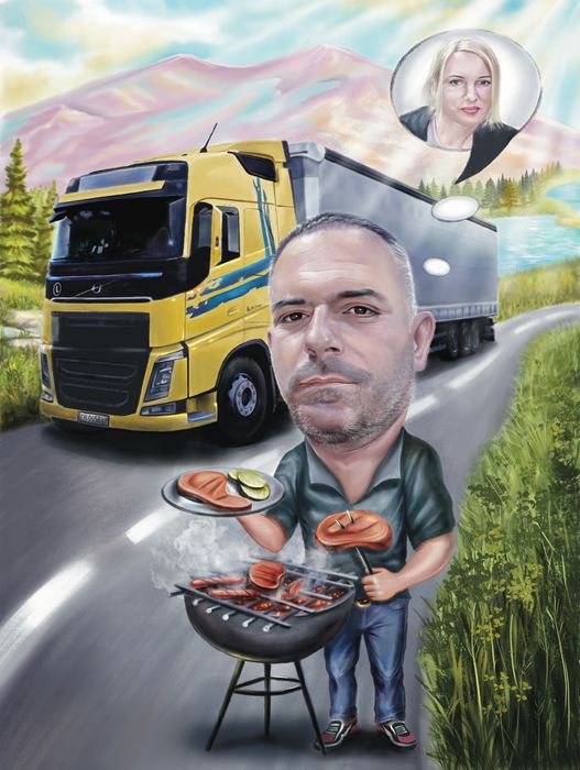 Дигитални  портрети и карикатури