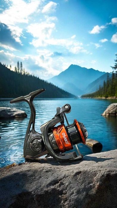 Спининг комплект, карбонова въдица 2.40м, макара 10л и плетено влакно