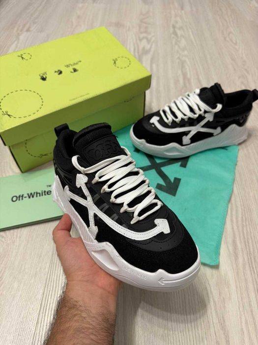 Oferta WOW * Adidasi Off white odsy negru cu alb